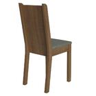 Kit 4 Cadeiras 4290 Madesa Rustic/silver