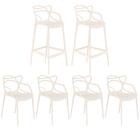 Kit 4 Cadeiras + 2 Banquetas Altas Masters Allegra