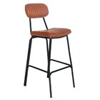 Kit 4 Cadeiras + 2 Banquetas Estofadas Industrial Loft Vintag