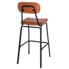 Kit 4 Cadeiras + 2 Banquetas Estofadas Industrial Loft Vintag