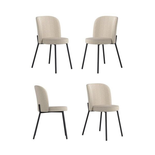 Kit 4 Cadeiras Aço Love Cabecasa Madeiraoriginals