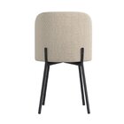 Kit 4 Cadeiras Aço Love Cabecasa Madeiraoriginals Preto/whisky