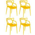 Kit 4 Cadeiras Allegra - Amarelo