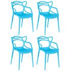 Kit 4 Cadeiras Allegra - Azul