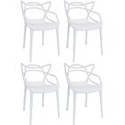 Kit 4 Cadeiras Allegra - Branco