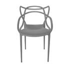 Kit 4 Cadeiras Allegra - Cinza Escuro