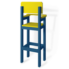 Kit 4 Cadeiras Alta Refeição Infantil Criança Restaurante Lan