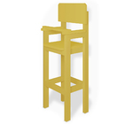 Kit 4 Cadeiras Alta Refeição Infantil Criança Restaurante Lan