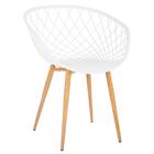 Kit 4 Cadeiras Anm8197f Loa Clarice Anima Office Polipropilen