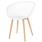 Kit 4 Cadeiras Anm8197f Loa Clarice Anima Office Polipropilen