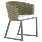 Kit 4 Cadeiras Bali Alumínio Em Tricô Náutico Trama Original