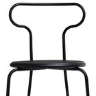 Kit 4 Cadeiras Base Tubular Fixa Fantasminha Chef Preto