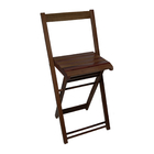 Kit 4 Cadeiras Bistrô De Madeira Dobravel Robust Imbuia