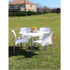 Kit 4 Cadeiras Boston Branca