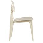 Kit 4 Cadeiras Cátia Rivatti Em Polipropileno Nude