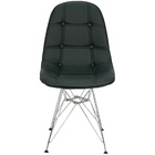 Kit 4 Cadeiras Charles Eames Botonê Eiffel Base Metal Cromado