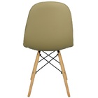 Kit 4 Cadeiras Charles Eames Botonê Eiffel Estofada - Bege