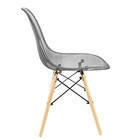 Kit 4 Cadeiras Charles Eames Cristal Eiffel Wood Designer Cin