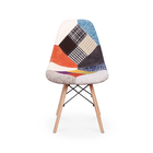 Kit 4 Cadeiras Charles Eames Eiffel Patchwork Sem Braços