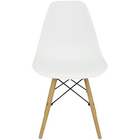 Kit 4 Cadeiras Charles Eames Eiffel Wood Design - Branca