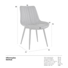 Kit 4 Cadeiras Chicago Poltrona Estofada Tainá Pu Vintage Ret