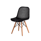 Kit 4 Cadeiras Colméia Preta