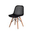 Kit 4 Cadeiras Colméia Preta