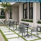 Kit 4 Cadeiras com Braço Empilhável Inmetro Tulum Fratini Pol