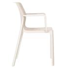 Kit 4 Cadeiras Com Braços Empilhavel Inmetro Sardenha Vega Fr