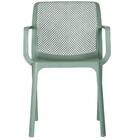 Kit 4 Cadeiras Com Braços Empilhavel Inmetro Sardenha Vega Fr