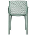 Kit 4 Cadeiras Com Braços Empilhavel Inmetro Sardenha Vega Fr