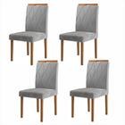 Kit 4 Cadeiras Com Puxador 02 Madenova Móveis