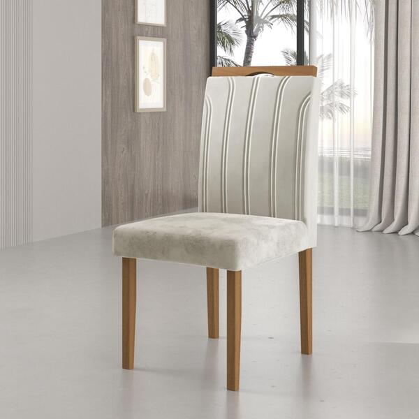 Kit 4 Cadeiras Com Puxador 03 Madenova Móveis