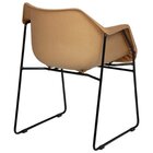 Kit 4 Cadeiras Concha Base Em Açotubular Fixa Lodelô Preto/se