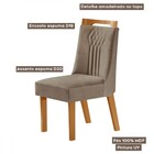 Kit 4 Cadeiras Dallas Cinamomo/capuccino  - Lj Móveis