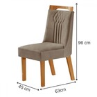 Kit 4 Cadeiras Dallas Cinamomo/capuccino  - Lj Móveis