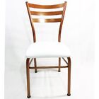 Kit 4 Cadeiras De Cozinha Com Reforço Cobre Assento Branco -