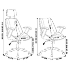 Kit 4 Cadeiras De Escritório Juliette Diretor E 1 Presidente