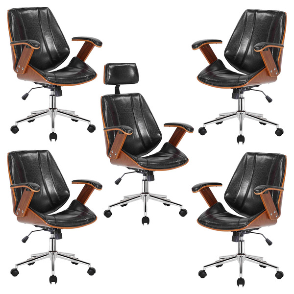 Kit 4 Cadeiras De Escritório Juliette Diretor E 1 Presidente