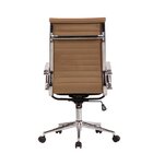 Kit 4 Cadeiras De Escritório Presidente Esteirinha Em Corino