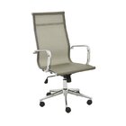 Kit 4 Cadeiras De Escritório Presidente Esteirinha Em Tela Me