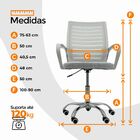 Kit 4 Cadeiras De Escritório Secretaria Diretor Roma Ergonômi