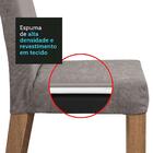 Kit 4 Cadeiras De Jantar 4255 Rustic/silver Madesa