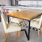 Kit 4 Cadeiras De Jantar Carol Suede Pés Palito Castanho - D'