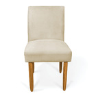 Kit 4 Cadeiras De Jantar Carol Suede Pés Palito Castanho - D'