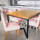 Kit 4 Cadeiras De Jantar Carol Suede Rosa Bebê Pés Palito Cas