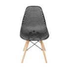 Kit 4 Cadeiras De Jantar Eames Colmeia Preta