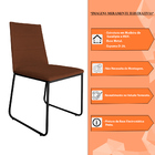 Kit 4 Cadeiras De Jantar Estofada Lille Base Preta Veludo Ter