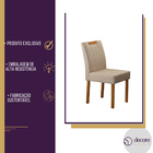 Kit 4 Cadeiras De Jantar Estofadas -  Conjunto Veneza