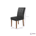 Kit 4 Cadeiras De Jantar Estofadas - Conjunto Júlia